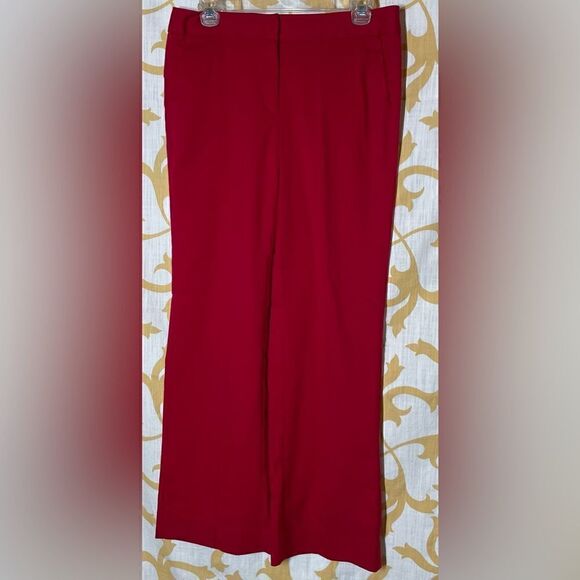 🔥❤️🔥 Designs by Mark Eisen Crisp Slacks Straight Leg Women Size 6 - Picture 5 of 7